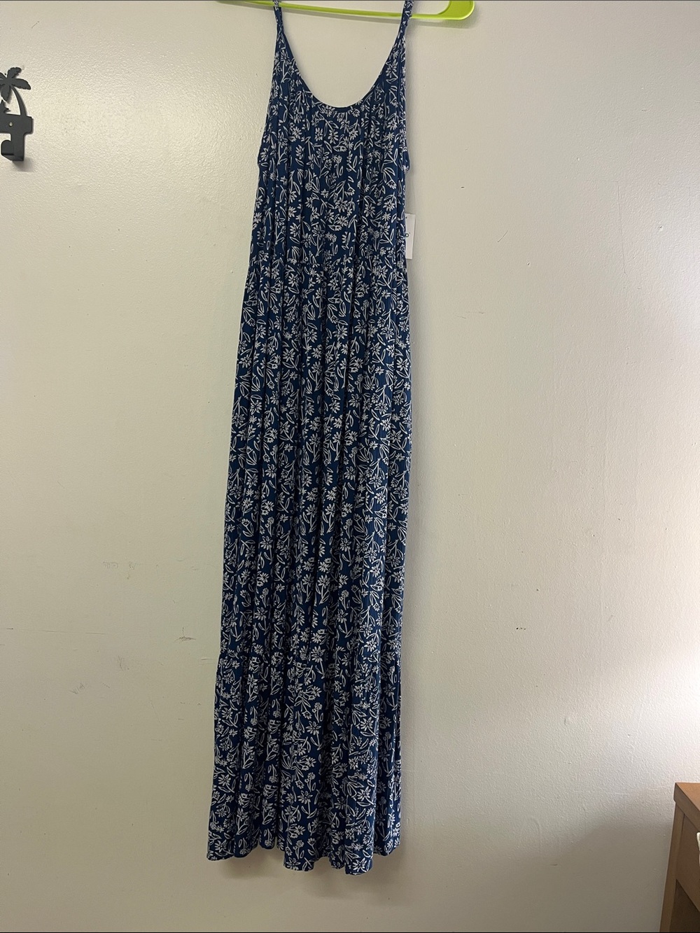 dip Navy Floral Maxi Dress